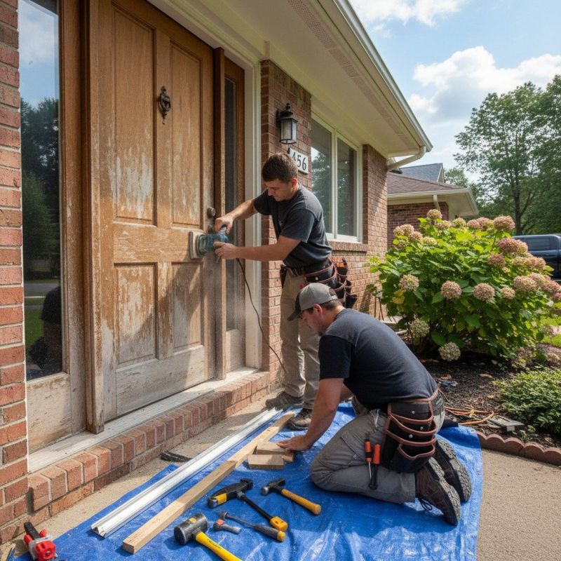 Wood Door Repair in Kansas City, KS